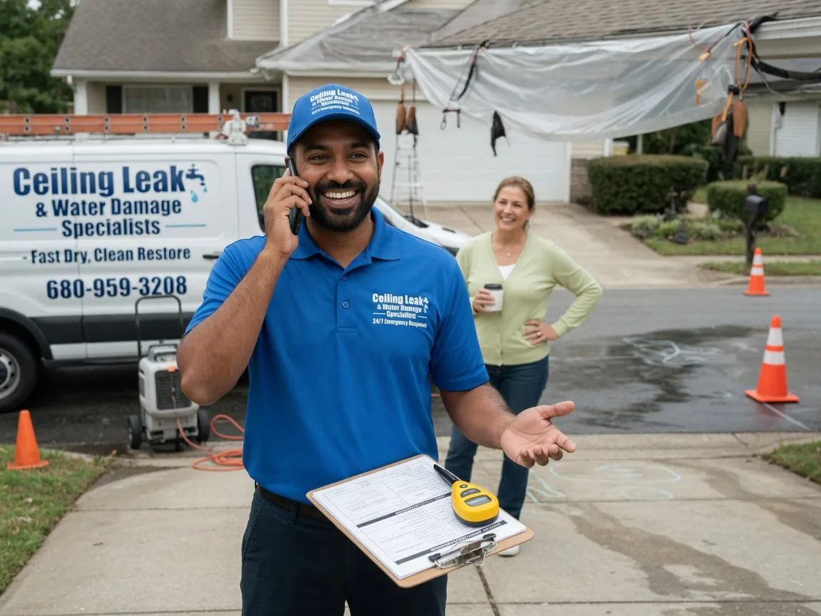 Ceiling Leak Cleanup Council Grove, KS FAQs
